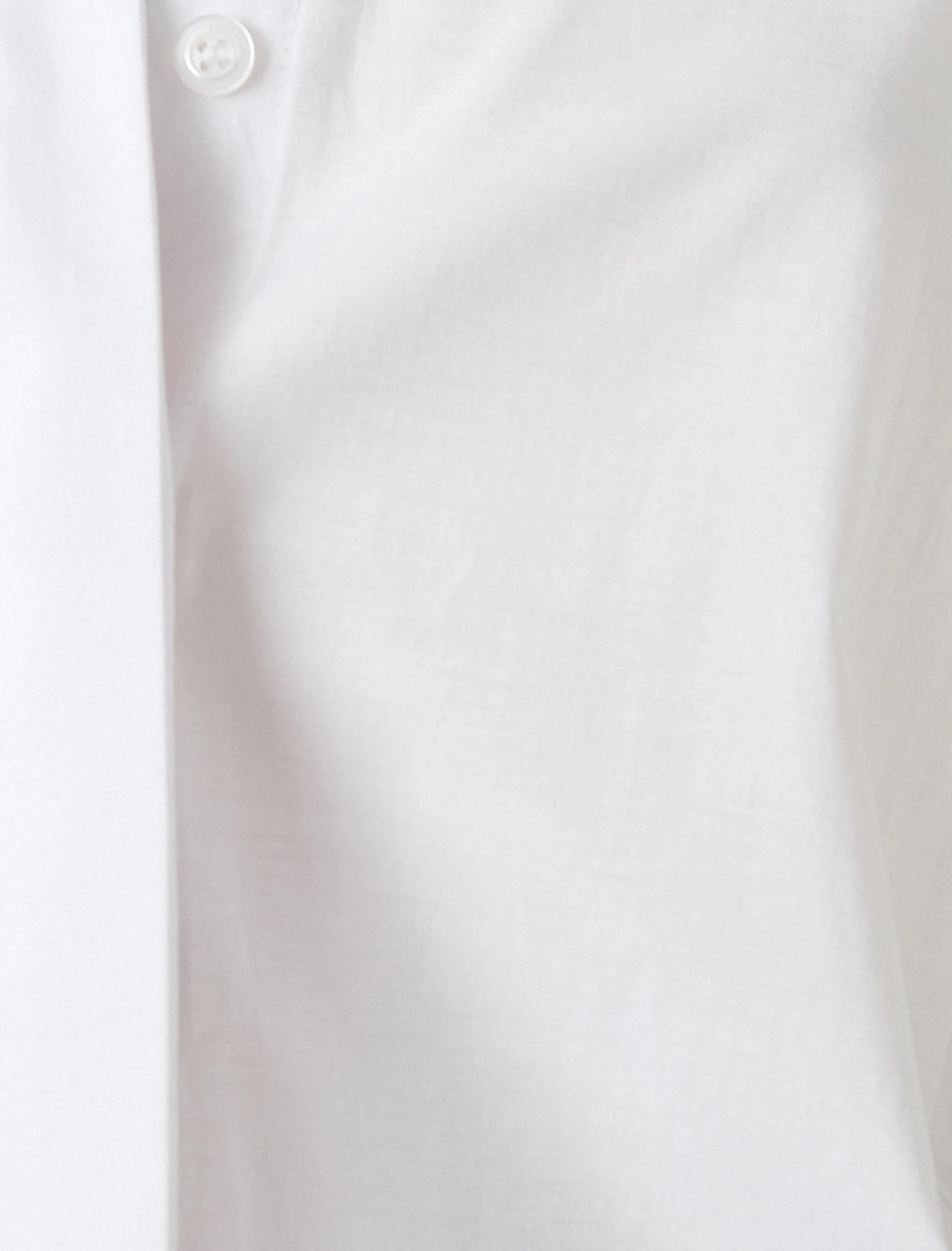 Oversized Button Up Dress Shirt in White